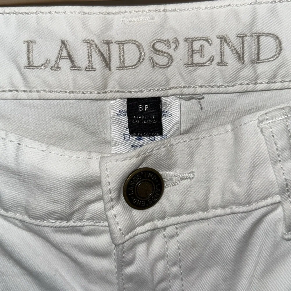 Lands' End Classic White Pants